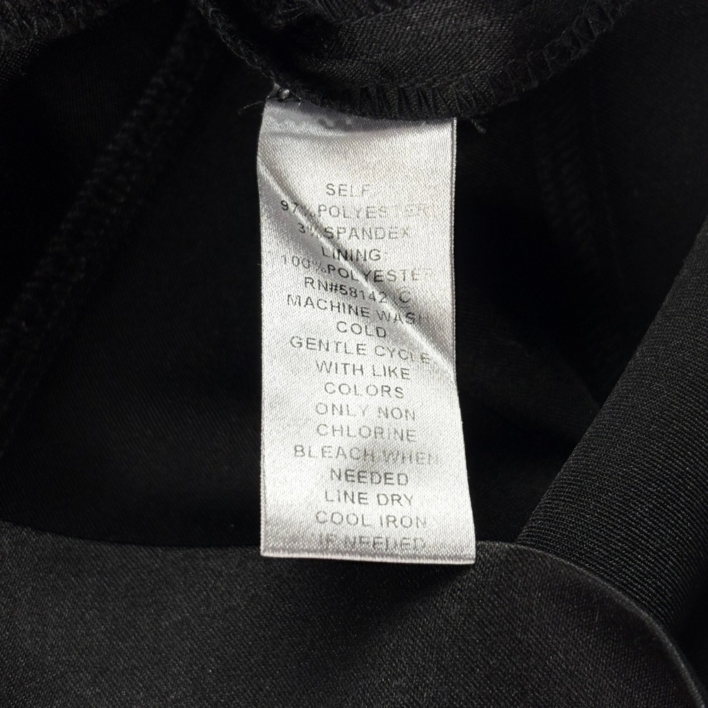 London Times Black Dress Women's 4 Cap Sleeve Career Cocktail Party Minimalist - Picture 13 of 13